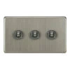 3 Gang 20 Amp 2 Way Toggle Light Switches