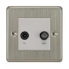 TV | Satellite Socket : White Trim