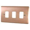 3 Gang Grid Plate