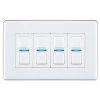 4 Gang Smart Dimmer | Light Switch (UK) (Smart Series) 