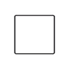 Single Blank Plate: White Insert