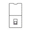 1 Gang RJ45 Cat5e Socket - Cat5 and Cat6 available on request - Black Insert