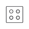 TV | FM | Satellite Quadplex Socket