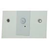 Classical Matt Black with Chrome PIR Switch - 2