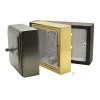 Metal Clad Polished Brass Surface Mount Boxes (Wall Boxes) - 1