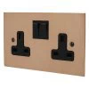 Double 13 Amp Socket - Black Rockers (3 week lead time)