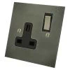 Single 13 Amp Socket - Metal Rockers (6 week lead time)