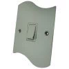 1 Gang - Single light switch will work on one way or two way circuits : White Trim