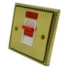 45 Amp Double Pole Switch - Single Plate - White Trim