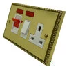 45 Amp Double Pole Switch with 13 Amp Socket - White Trim