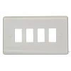 4 Gang Grid Plate