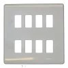 8 Gang Grid Plate