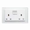 13A DP Double Plug Socket with Switch 
