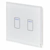 2 Gang Touch Light Switch - 1 Way