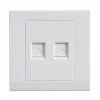 RJ45 Double Socket