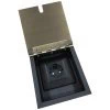 1 Gang 13 Amp Unswitched Schucko Socket - Black Insert