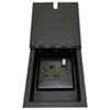 1 Gang 13 Amp Plug Socket - Black Insert