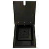 1 Gang 5 Amp Unswitched Plug Socket - Black Insert