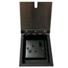 1 Gang 13 Amp Plug Socket - Black Insert