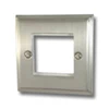 Single Plate - 2 Module - White Trim