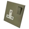Single 13 Amp Socket : White Trim