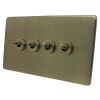 4 Gang 20 Amp 2 Way Toggle (Dolly) Light Switches