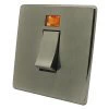 45 Amp Double Pole Switch - Single Plate