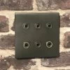 Screwless Supreme Old Bronze Toggle (Dolly) Switch - 5