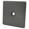 1 Gang Flex Outlet Plate - Black Trim