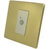 More information on the Screwless Supreme Polished Brass Screwless Supreme PIR Switch