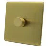 More information on the Screwless Supreme Satin Brass Screwless Supreme Push Light Switch