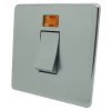 45 Amp Double Pole Switch - Single Plate