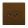 More information on the Seamless Bronze Antique Seamless Intermediate Toggle Switch and Toggle Switch Combination
