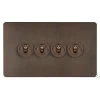 4 Gang 20 Amp 2 Way Toggle Light Switches