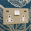 Seamless Colour Match Switched Plug Socket - 5