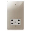 Shaver Socket Outlet 110 | 240 Volts: White Insert