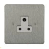 5 Amp Round Pin Plug Socket: White Insert