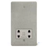 Shaver Socket Outlet 110 | 240 Volts: White Insert