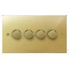 4 Gang 100W 2 Way LED (Trailing Edge) Dimmer (Min Load 1W, Max Load 100W)