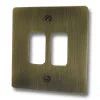 2 Gang Grid Plate
