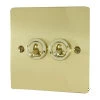 2 Gang Blank Switch Plate (No Switches or Dimmers) - Please select your combination of 2 switches or dimmers from the items below.