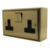 Polished Brass Surface Mount Boxes (Wall Boxes) - 2