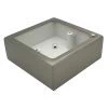 Metal Clad Satin Stainless Surface Mount Boxes (Wall Boxes) - 1