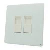 2 Gang Telephone Master Socket - White Trim