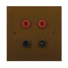 2 Gang Speaker Socket
