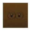 2 Gang 20 Amp 2 Way Toggle Light Switches