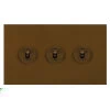 3 Gang 20 Amp 2 Way Toggle Light Switches