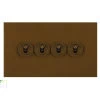 4 Gang 20 Amp 2 Way Toggle Light Switches