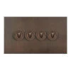 4 Gang 20 Amp 2 Way Toggle Light Switches