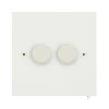 2 Gang 100W 2 Way LED (Trailing Edge) Dimmer (Min Load 1W, Max Load 100W)